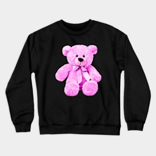 Pink bear Crewneck Sweatshirt